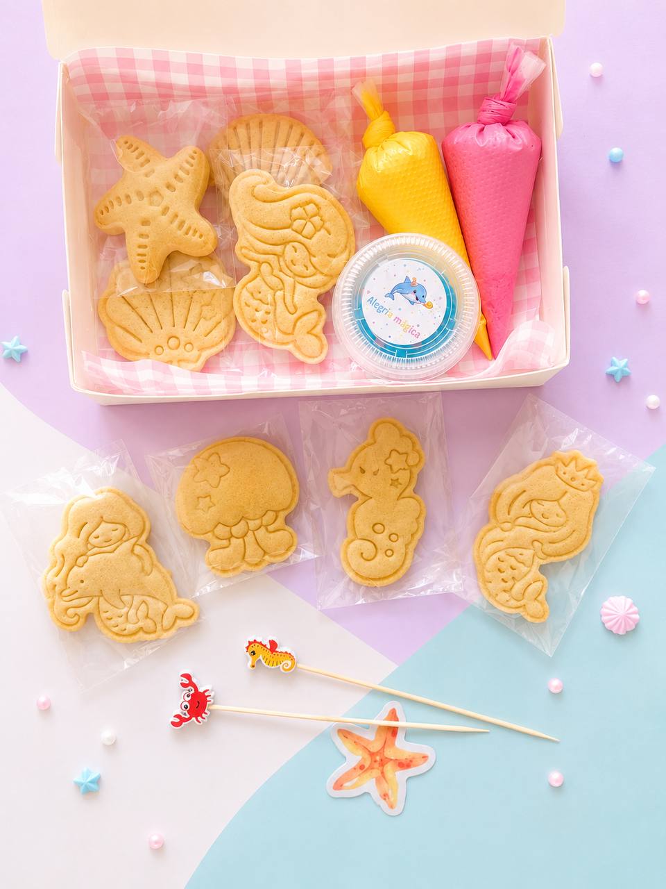 Mermaid – Cookie Decorating Kit